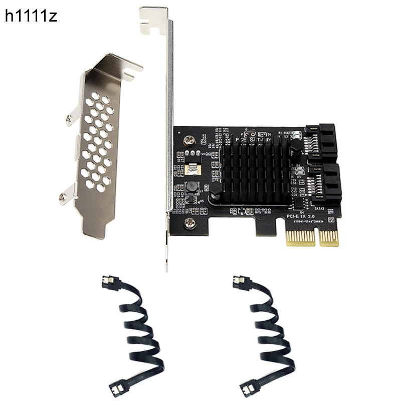 Плата расширения с 2 портами SATA PCIE/PCI-E контроллер PCI Express на 3 0 6 ГБ плата Marvell 88SE9125