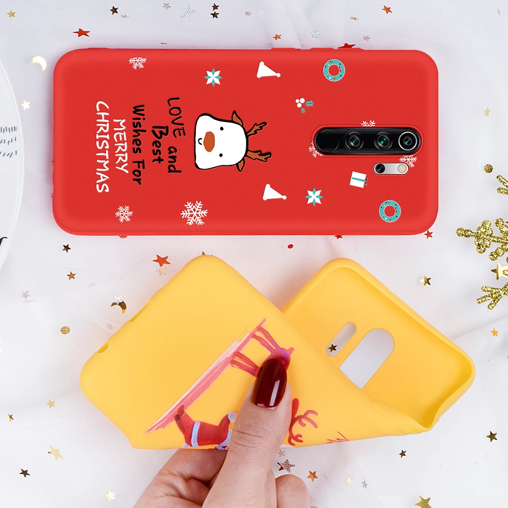 Чехол для спортивной камеры Xiao mi Red mi Note 8 Pro мягкая термополиуретановая накладка на заднюю панель для Xiaomi mi 9 SE 9T Pro 8 Red mi Note 7 8 Pro 6 K20 чехол для телефона с рождественским рисунком