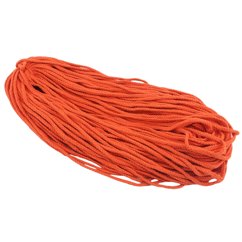 Orange DIY ремесло макраме тканая Веревка плетеная хлопковая веревка витой шнур веревка домашний текстиль аксессуары ремесло подарок - Цвет: Orange