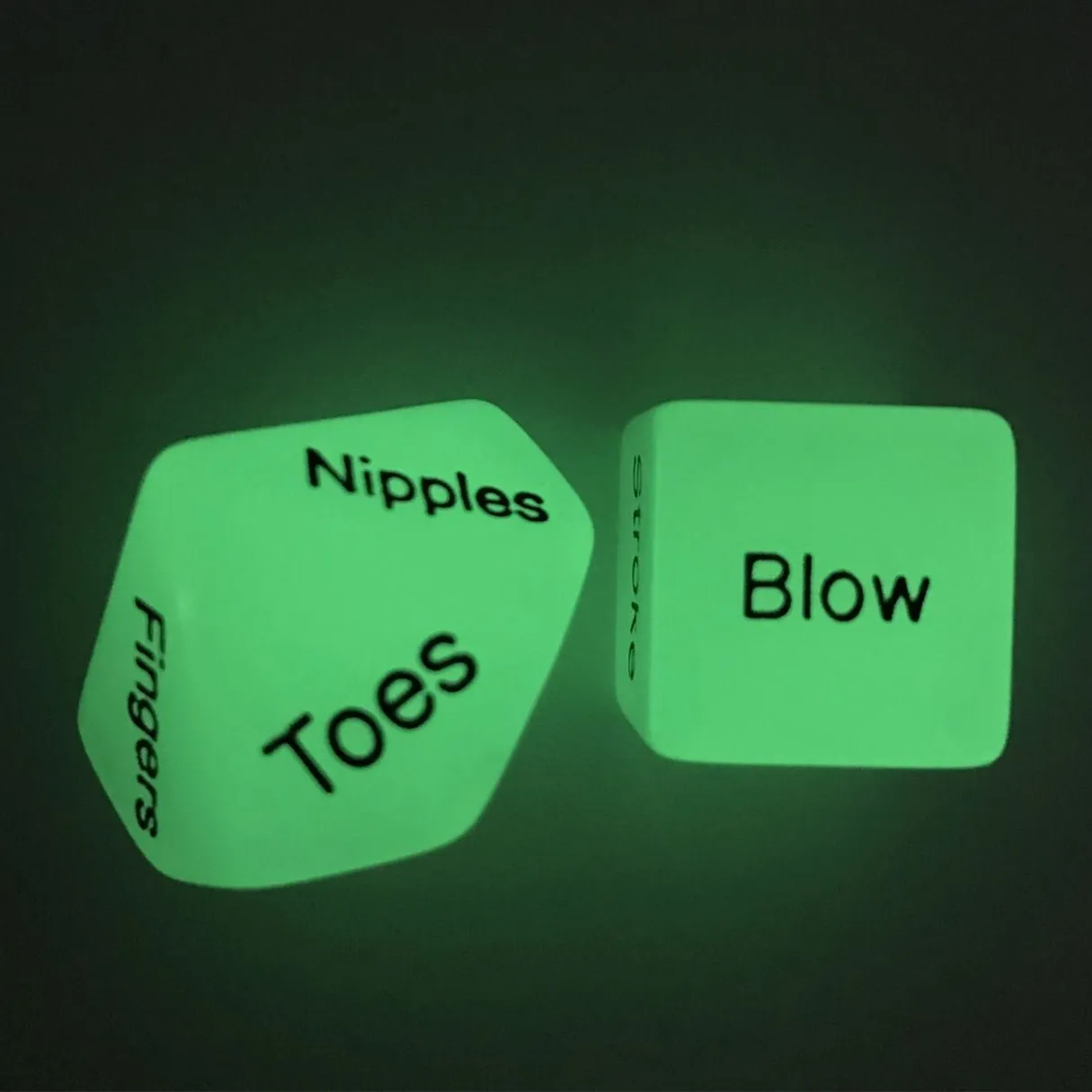 2 шт./компл. фосфоресцирующий секс кости Романтика Humour Вечерние игры для взрослых