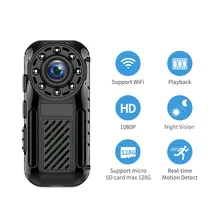 QZT Mini Video Camera HD 1080P Smallest Micro Camera WIFI Wireless Mini IP Camera 140° Wide Angle Night Vision Mini Camcorders