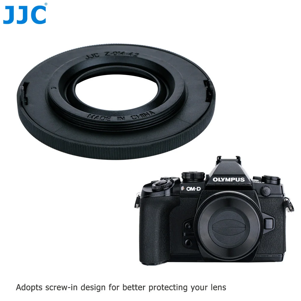 JJC Auto Lens Cap for Panasonic G Vario 12-32mm f/3.5-5.6 ASPH Olympus M.ZUIKO DIGITAL ED 14-42mm f/3.5-5.6 EZ  Replaces LC-37C