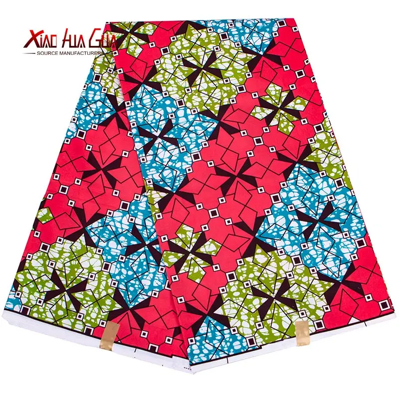 

2020 Fabric African polyester printed floret coat African floor coat wax high quality 6 yards /lot African fabric garment FP6417