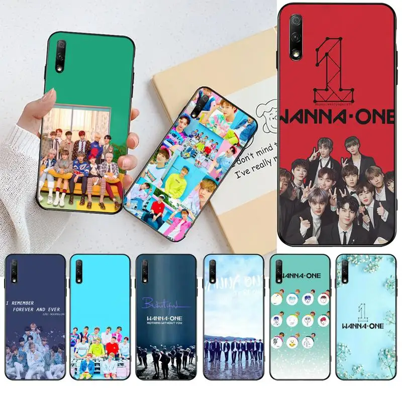 HUAGETOP KPOP want ONE мягкий резиновый чехол для телефона Huawei Nova 6se 7 7pro 7se honor 7A 8A 7C