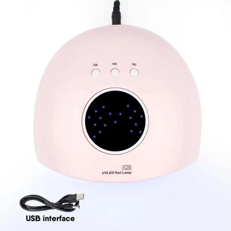 NailDryerForNailLEDUVLamp24WMINIUSBLampForManicureLCDDisplayDryingAllGelsNailPolishNailArtTools