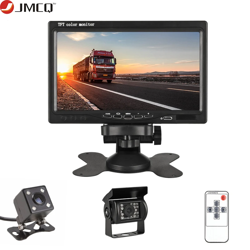 JMCQ 7 &quotпроводной автомобильный монитор TFT заднего вида для парковки ночного