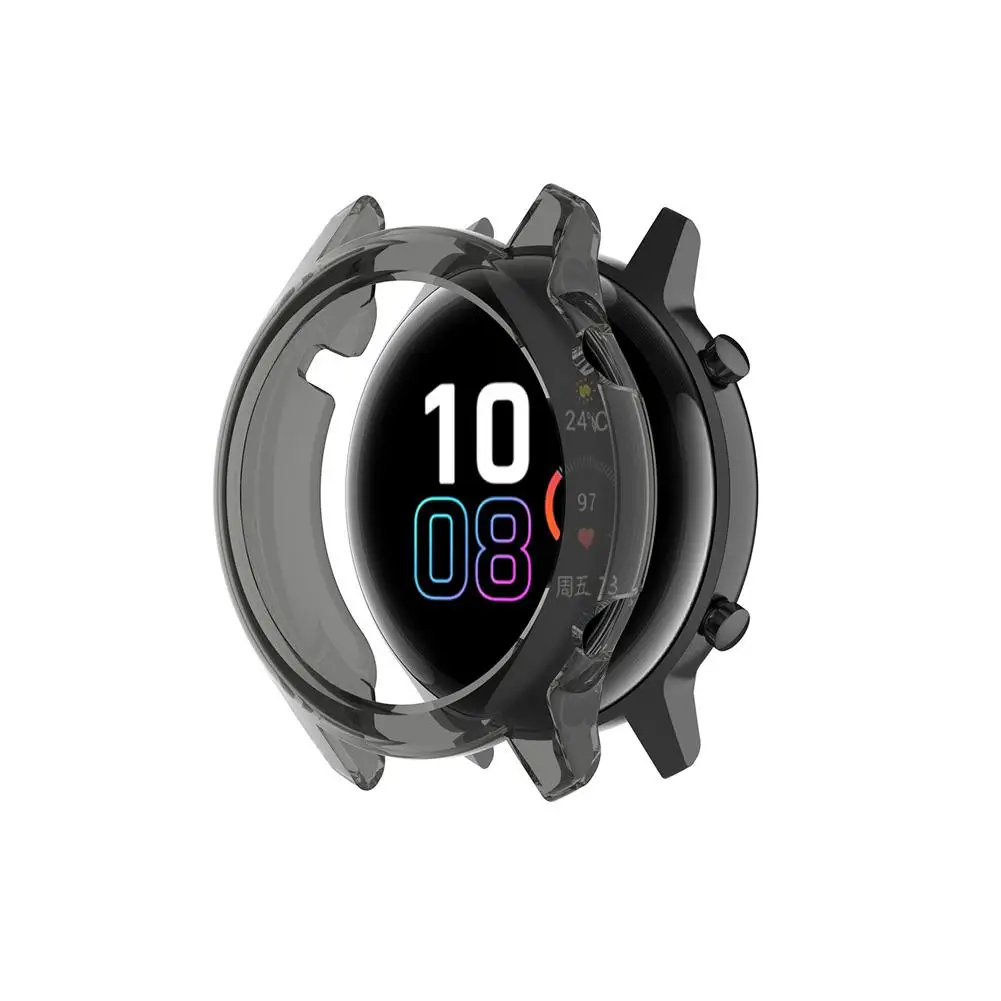 

For Honor Magic Watch 2 42mm 46mm Smart Watch Frame Protective Case Replacement Anti-scratch TPU Smartwatch Shell Accessories