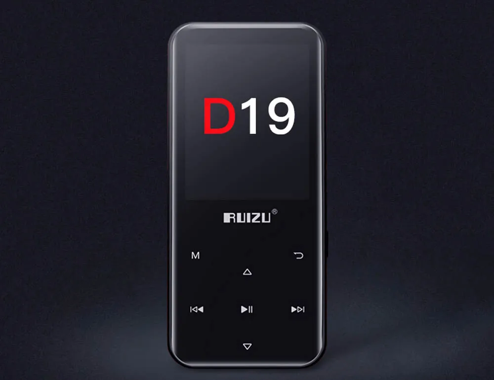 Ruidu D19 Bluetooth 4,0 MP3 плеер без потерь 16 ГБ Портативный Аудио Walkman с fm-радио электронная книга запись шагомер MP3 музыкальный плеер