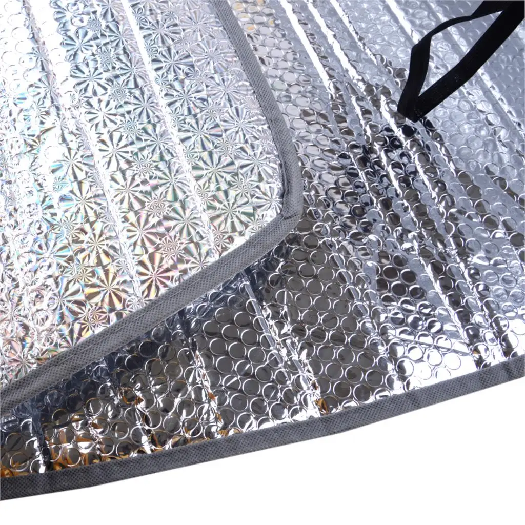 DWCX Складной Лобовое Стекло окно солнцезащитный козырек тепловой отражатель щит козырек алюминиевая фольга подходит для Toyota Camry 2012