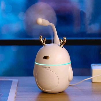 

Deer Air Humidifier USB Ultrasonic Cool Mist Maker Fogger LED Light 3 in 1 Mini Aroma Diffuser Essential oil Humificador