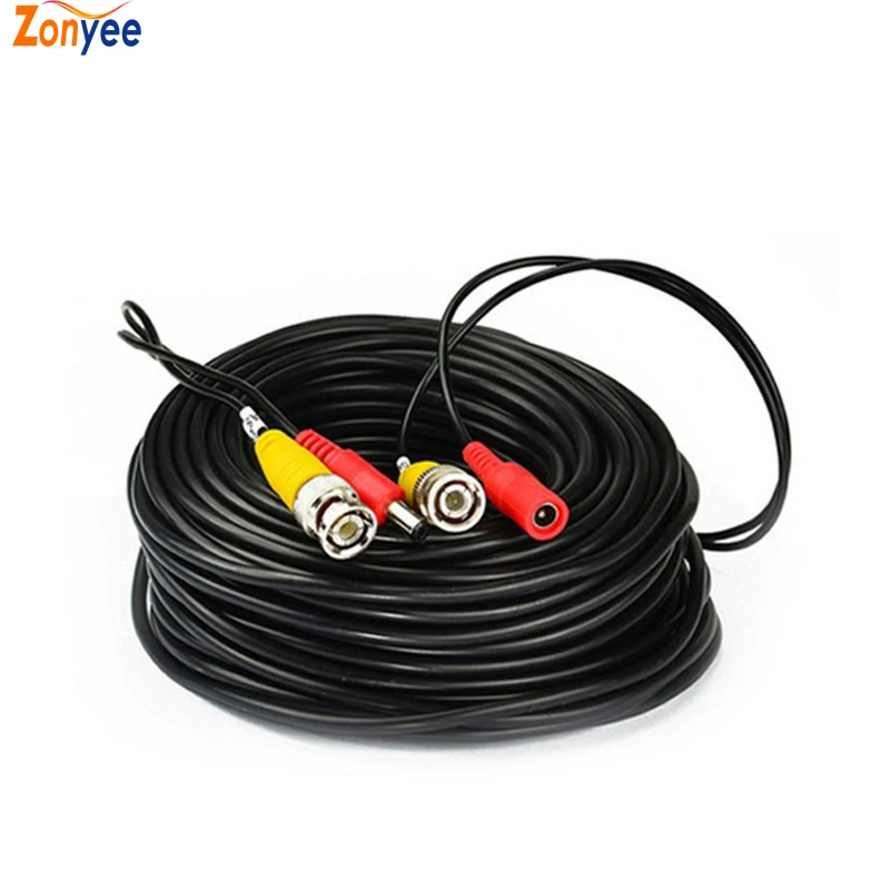

BNC+DC Extension Cable All-in-One BNC Video Power Cable Security Camera Wire Cord Extension Cable