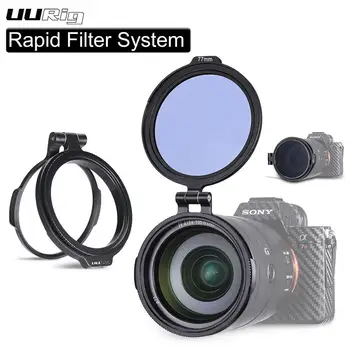 

UURig RFS ND Filter Quick Release Ring DSLR Camera Accessory Quick Switch Bracket DSLR Lens Flip Mount Clip