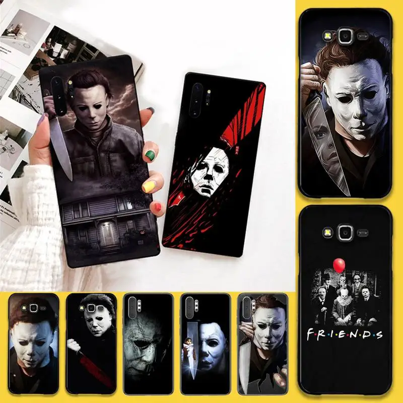 

CUTEWANAN Michael Myers Jason Halloween Phone Cover Capa For Samsung Note 7 8 9 10 Lite Plus Galaxy J7 J8 J6 Plus 2018 Prime
