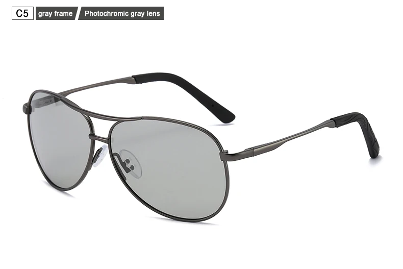 Бренд Blanche Michelle, высокое качество, солнцезащитные очки для женщин, поляризационные, UV400, пилот, солнцезащитные очки для мужчин, для вождения, oculos feminino, с коробкой - Цвет линз: Photochromic lens
