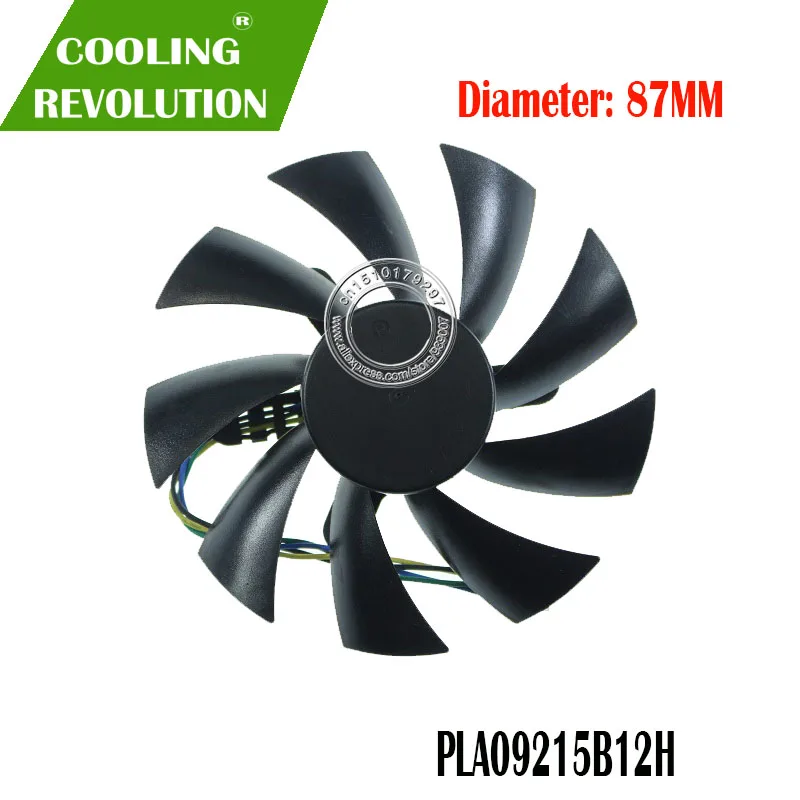 Новый Кулер PLA09215B12H 12 В 0 55a с 4 проводами и контактным кулером для MSI N460GTX N560GTX 570 580GTX