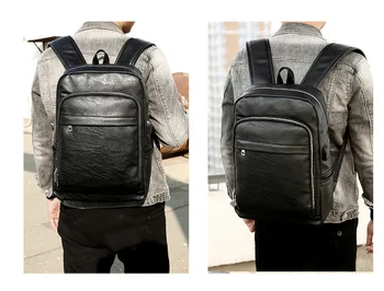 

New Korean casual waterproof wear-resistant shoulder bag male business computer backpack student bag