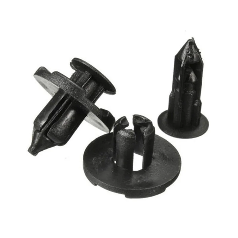 

100x8mmTrunk Screw Rivets Set Car Bumper Fender Auto Plastic Fastener Clips CA