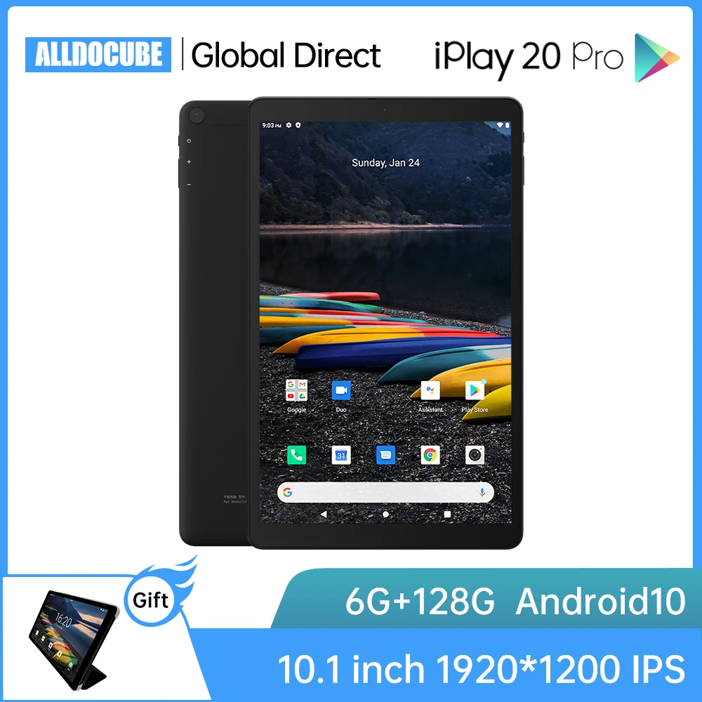 ALLDOCUBE iPlay20 Pro Android 10 Tablet 10,1 pulgadas 6GB RAM 128GB ROM 1920X1200 FHD tabletas PC 4G LTE pantalla LCD cubo iPlay 20 Pro