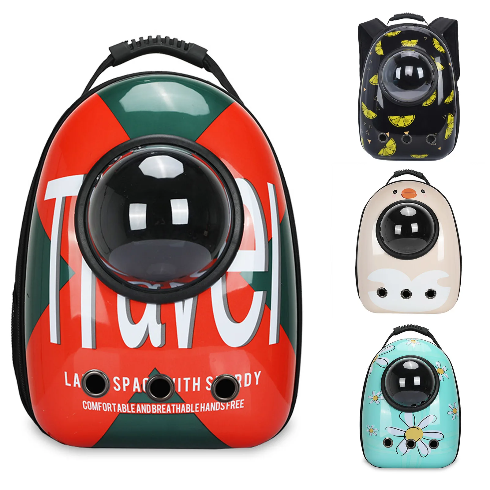 Pet Bag Carrier Backpack Transparent Bag Cat Travel Double Shoulder Bag