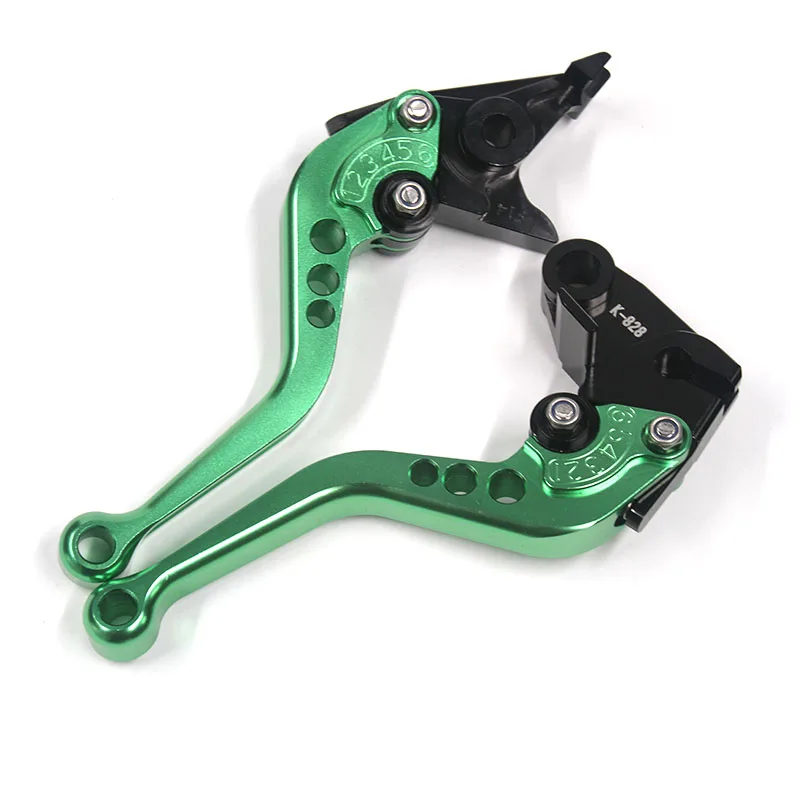 3D CNC Мотоцикл тормозные сцепления алюминиевые рычаги для Yamaha YZF R15 2013- мотоциклов аксессуары Рычаги Сцепления - Цвет: green ordinary