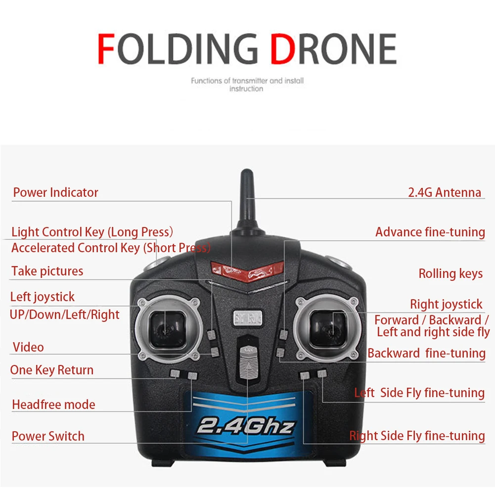 HD X33C-1 WI-FI Камера 4CH 6-Axis Gyro RC Quadcopter Drone UAV RTF UFO