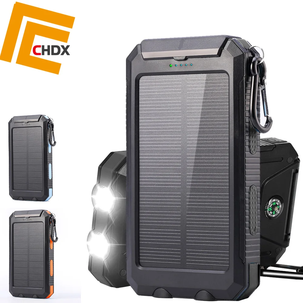 

CHDX Solar Panel Mobile Phone charger USB Power Bank Solar Panel Charger for Mobile Phone Pad USB Charger New
