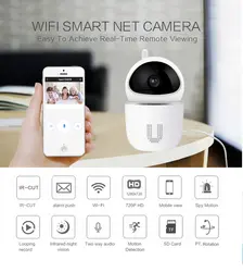 1080P облачная IP камера, домашняя камера видеонаблюдения, автоматическая отслеживающая сетевая камера с WIFI Беспроводная CCTV камера