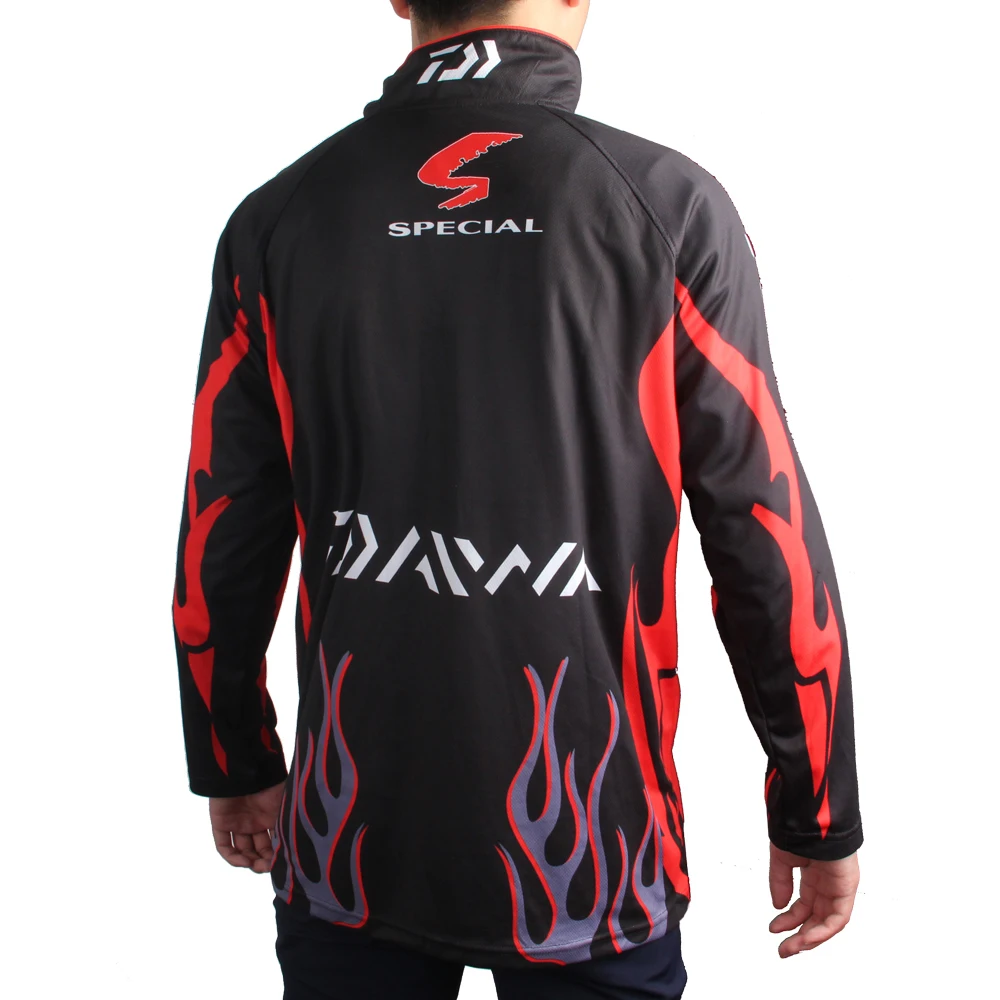 DAIWA одежда для рыбалки Camisa Pesca UV UPF> 50 Breathale солнцезащитный крем Быстросохнущий анти-УФ уличная спортивная одежда Рубашки с длинным рукавом