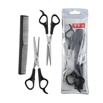 

3PC Hair Scissors Cutting Shears +Thinning Scissors + Comb Home Hairdressing Set Barber Styling Salon Professional Tool