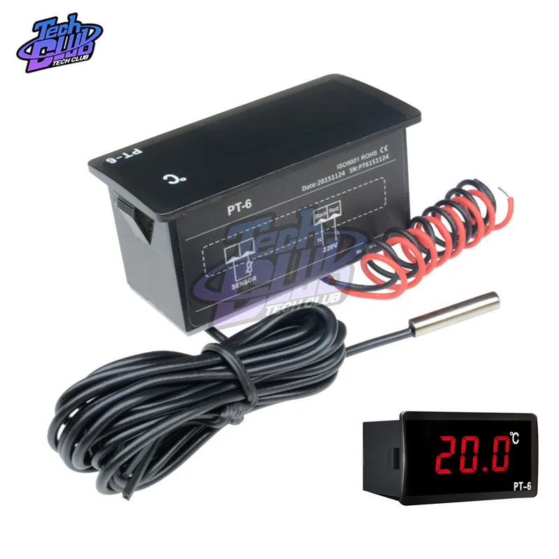 Vehicle Temperature Meter Monitor | Digital Thermometer 12v Dc | Car ...