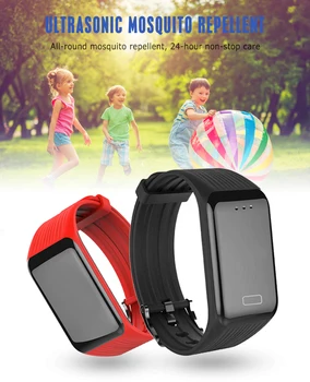 

2020 NEW Ultrasonic mosquito repellent bracelet USB charge waterproof portable watch outdoor Anti Insect Pest Bug Wrist Band