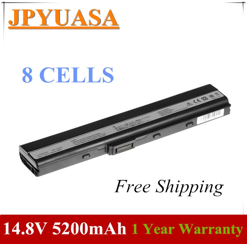 7XINbox 14 8 V 5200mAh A32 K52 A31 A41 Аккумулятор для ноутбука ASUS A42JK K52J X52D A42JP K52JB X52DE 70