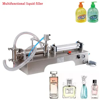 

5-5000ml Pneumatic liquid filling machine stainless steel single-head liquids oil milk drink perfume filler machine 220V/110V