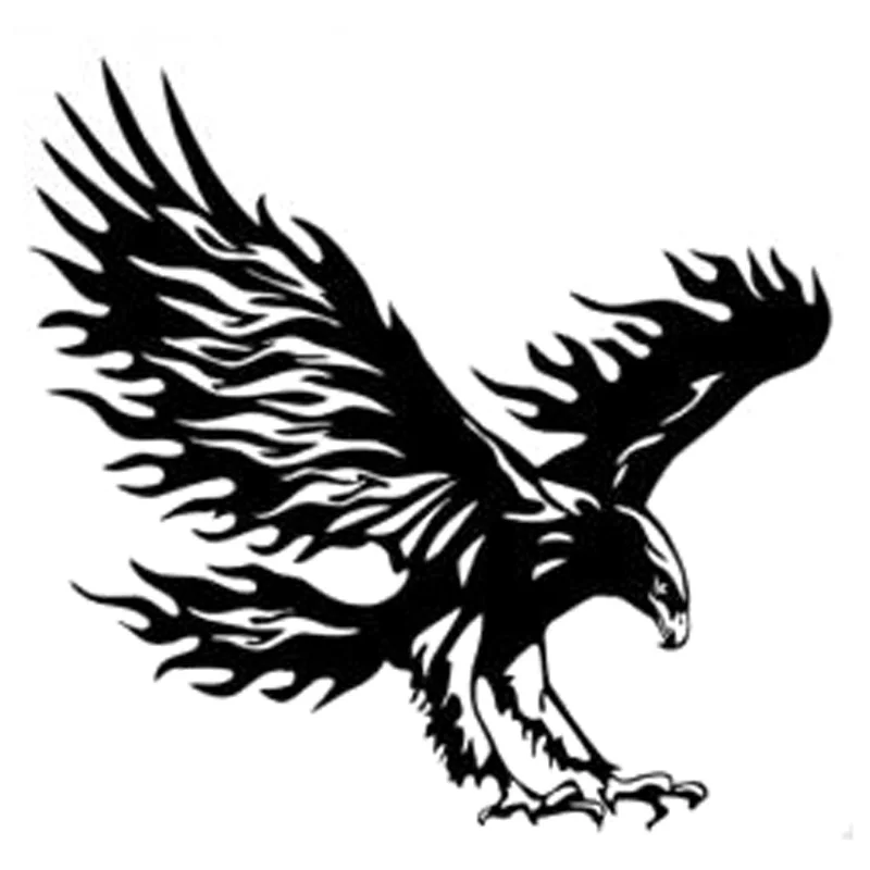 

14.4cm*13.8cm Animal Eagle Car-Styling Motorcycle Car Sticker Vinyl Decal Black