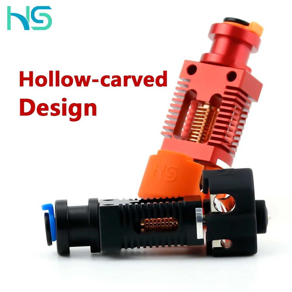 Haldis 3d Vermelho Lagarto v5 Pro v6 Hotend Montado bi Metal Quebra de Calor Chapeado Cobre Hotend para Cr10 Cr10s Ender3 v2 Ender-3 - Imagem 6