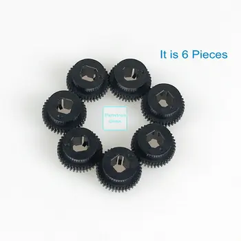 

6Pcs Original new Paper Feed Gear For use in EPSON LQ1600k3H 590k 595 595K2 Printer Parts