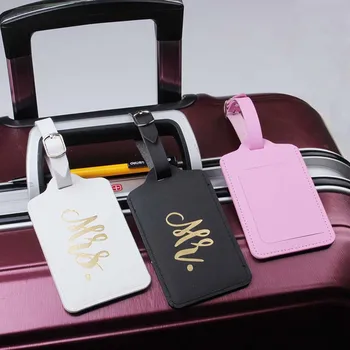 

Mr&Mrs Suitcase Luggage Tag Bag Pendant Travel Accessories Name ID Address Wedding VIP Invitation Label
