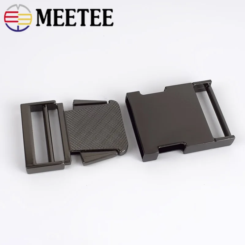Meetee 2 шт. 14/19/25/32/38 мм металлический быстро сторонний релиз застежки пряжки ремень