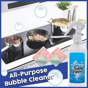 

Kitchen Grease Cleaner Multi-Purpose Foam Cleaner All-Purpose Bubble Cleaner