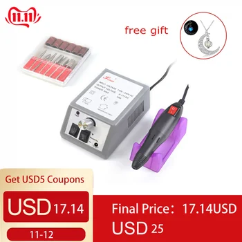 

Electric Nail Drill Manicure Professional Nail Art Tools Machine Treatment Pedicure Tool Kit Sanding File Nail Art Equipment