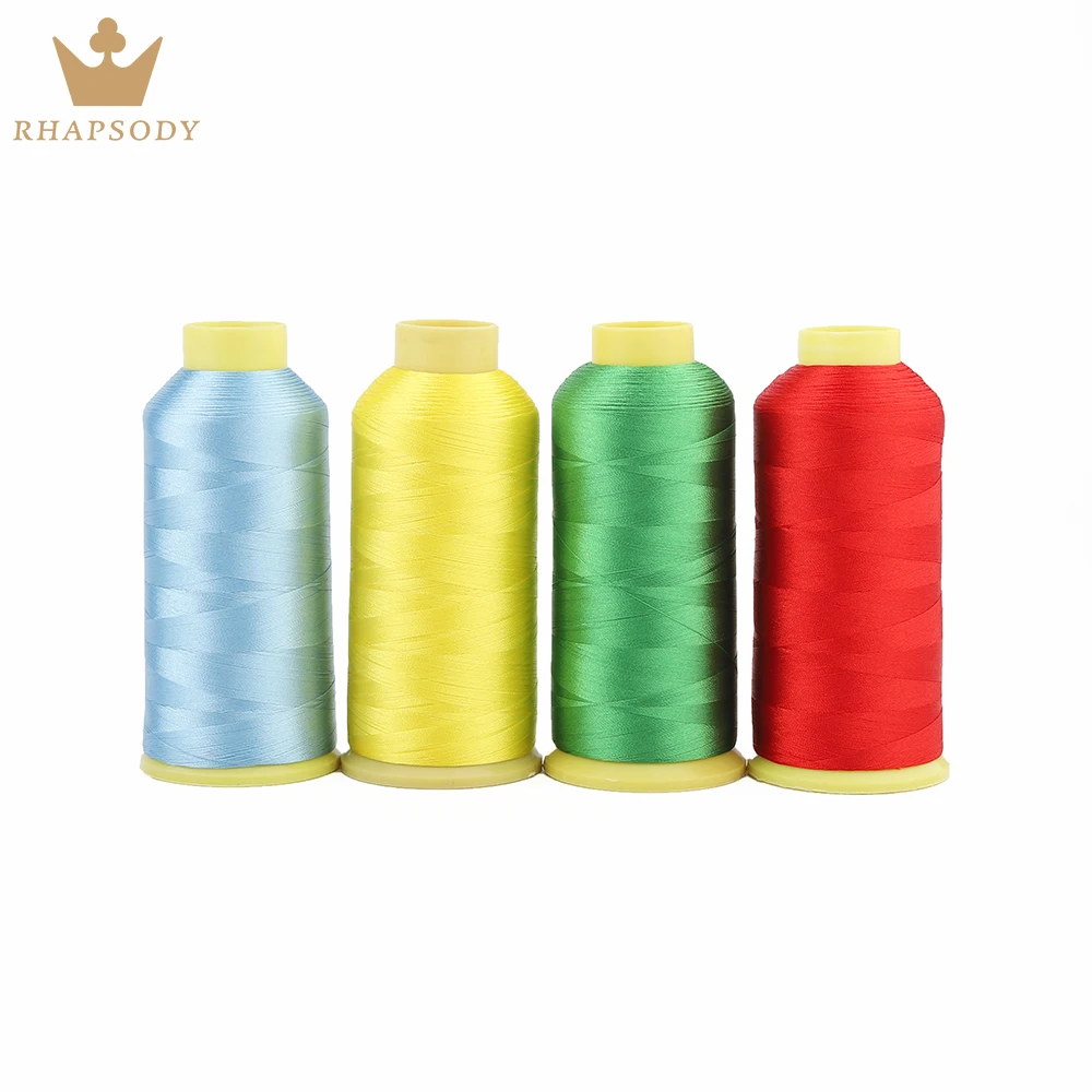 Polyester Embroidery Thread, Blazing Red, 5000m cone