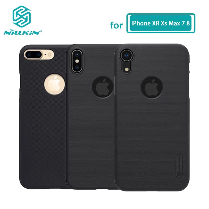 Для iPhone Xs Max чехол XR чехол Nillkin матовый щит PC жесткий чехол для iPhone X Xs 8 7 Plus 5s 5 SE 6 6S Plus
