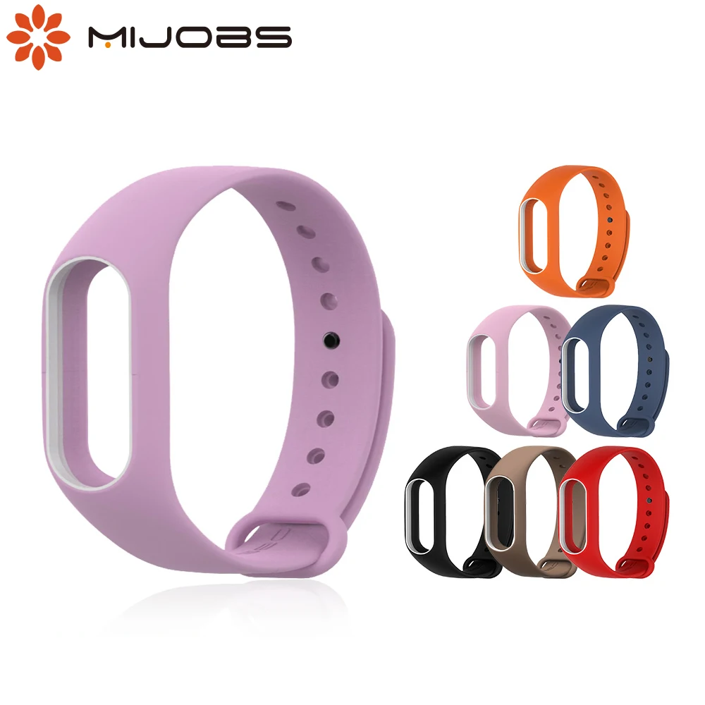 Браслет Для Xiaomi Band 2 ремешок силиконовый водонепроницаемый Opaska Miband Pasek браслеты