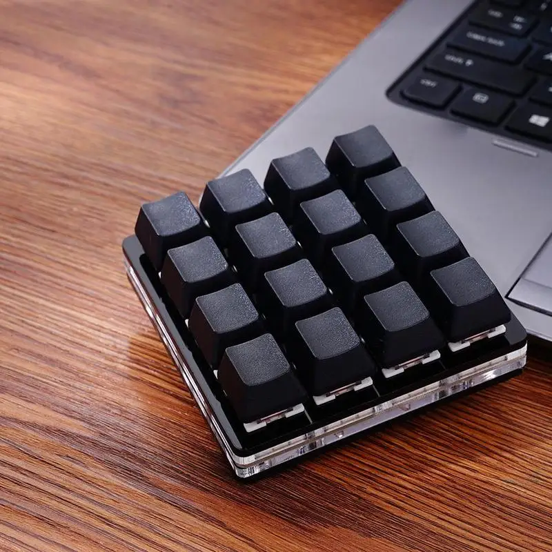 keyboard with touchpad for pc 16 Black Pad Mechanical Board Custom Shortcut Hardware S Macro Board Click Automatic Programmable best wireless keyboard for office