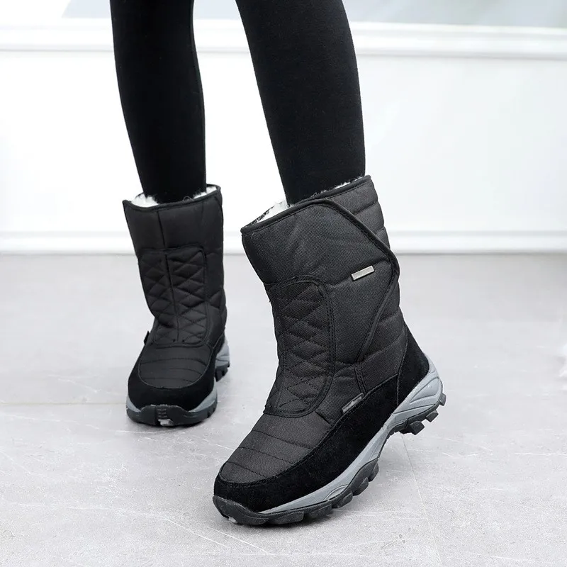 

Winter Boots Women New Thick Plush Warm Snow Boots Women Platform Warm Ankle Winter Boots Outdoor Footwear Casual Cotton Shoes