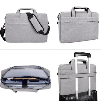

Universal Laptop Bag General Size Notebook Messenger Sleeve for Macbook Computer Handbag Shoulder Bag Travel Briefcase