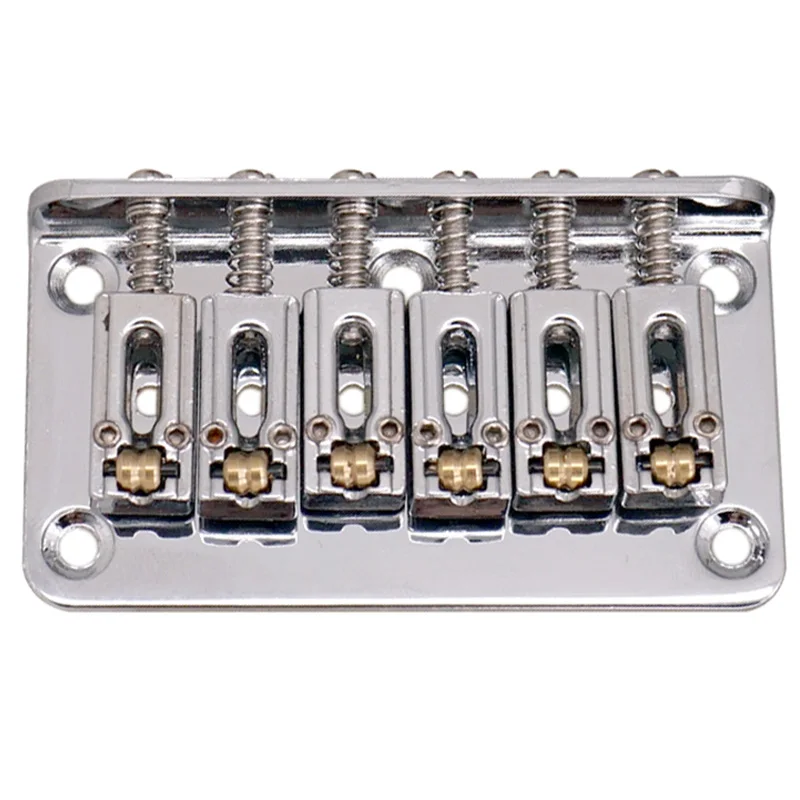 

Hardtail Guitar Bridge Body Through for 6 String Electric Parts