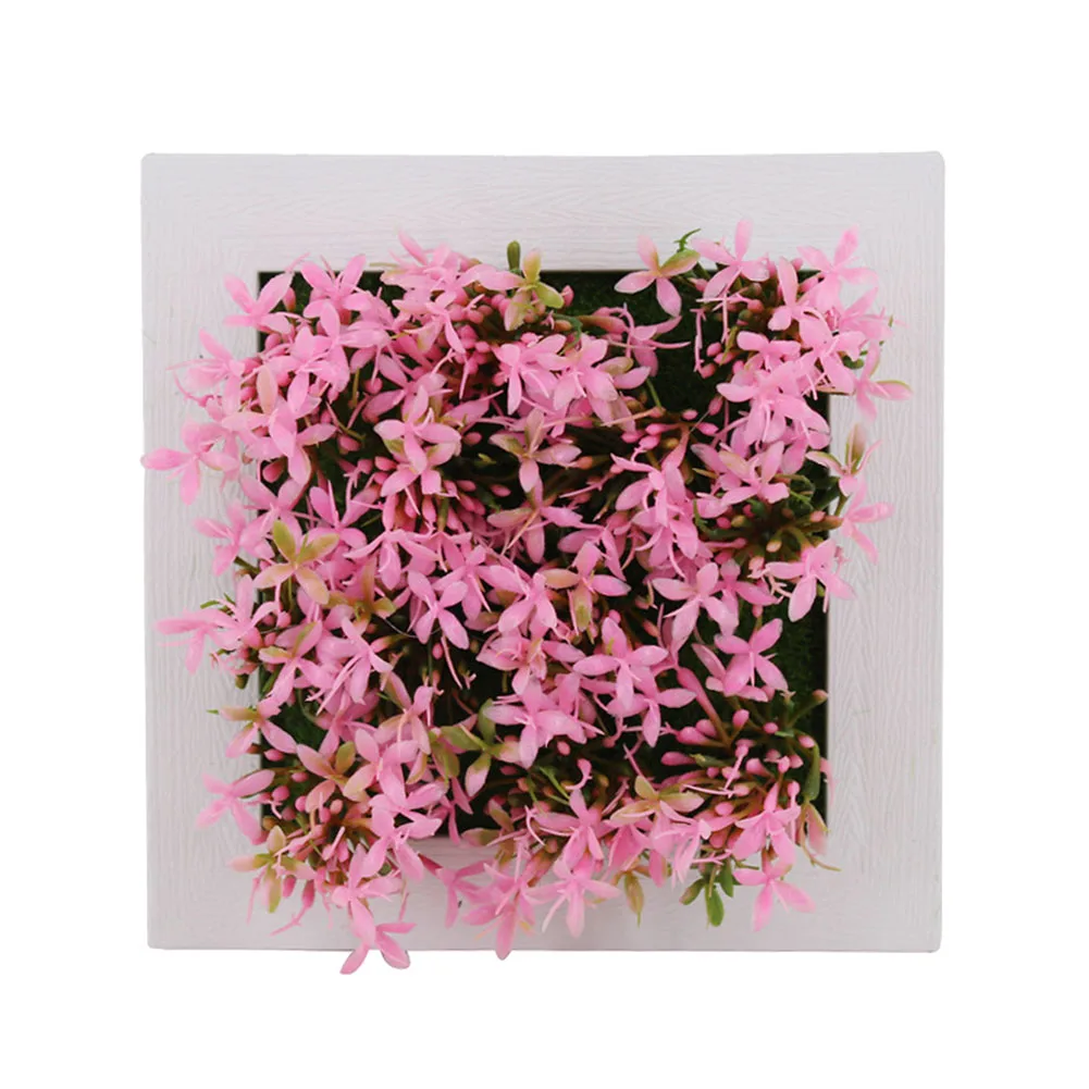 15*15*3 съемный искусственный цветок растение рамка декор для стен Сделай Сам рамки 3D стикер Рамка для украшения комнаты домашний декор