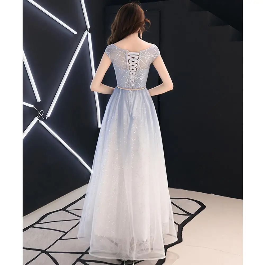 Yfashion/женское элегантное платье; модные вечерние платья звездного цвета с градиентом; летние женские платья; Vestidos