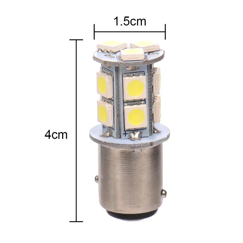 1 шт. светодиодный 13 SMD светодиодный 1157/BAY15D/P21/5 Вт двойная нить остановка тормозов задний лампочка глобус 12 в 6000 К белая лампа для стайлинга автомобилей